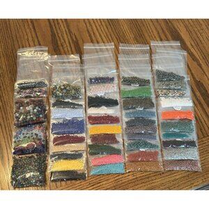 Huge Lot Bags Fine Seed Beads Miyuki 11/0 Delica Czech Glass Gemstone Bead Chips